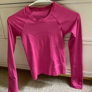 LULULEMON - Sonic Pink Long Sleeve Swiftly Tech